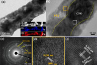 湖北大学章天金&祁亚军J. Am. Ceram. Soc.：CoFe2O4-Pb(Zr0.2Ti0.8)O3同轴纳米纤维中的磁电耦合