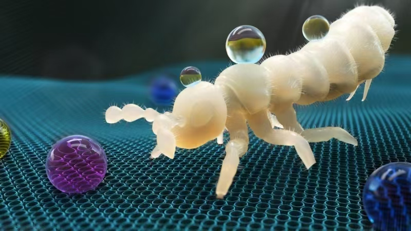 Nature Communications：受弹簧尾虫启发，开发具有纳米级凹腔结构的全疏性润滑膜，用于膜蒸馏废水处理